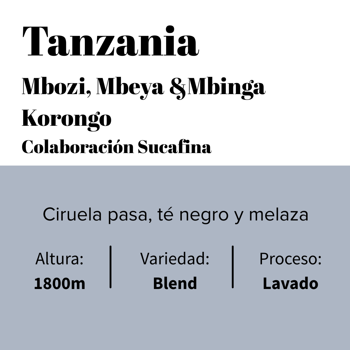 Tanzania -  Mbozi, Mbeya & Mbinga - Productores locales - Lavado-0
